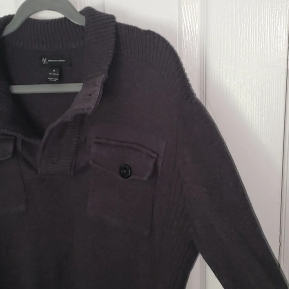 INC International Charcoal Grey Sweater - Picture 7 of 14